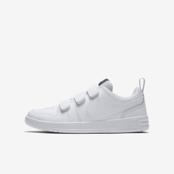 Nike Pico 5 - Nagyobb Gyerek Teniszcipő - Fehér/Platina/Fehér